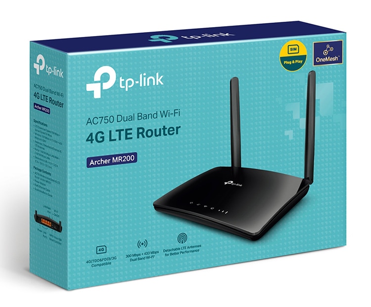 Δρομολογητής TP-LINK Archer MR200, 4G LTE, Wi-Fi 750Mbps AC750, Έκδ. 5.2 - Image 5