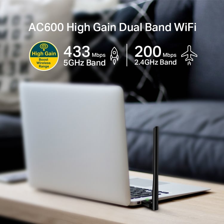 WIRELESS ADAPTER TP-LINK Archer T2U Plus - Image 3