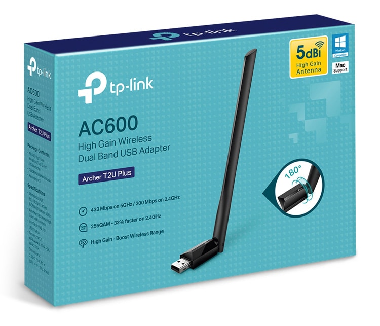 WIRELESS ADAPTER TP-LINK Archer T2U Plus - Image 5
