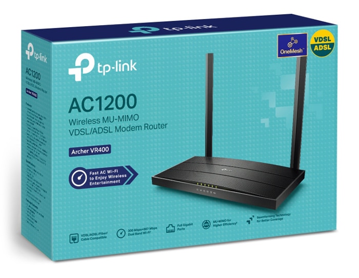 TP-LINK Μόντεμ/Δρομολογητής Archer VR400, VDSL/ADSL, 1200Mbps AC1200, Έκδ. 3.0 - Image 10