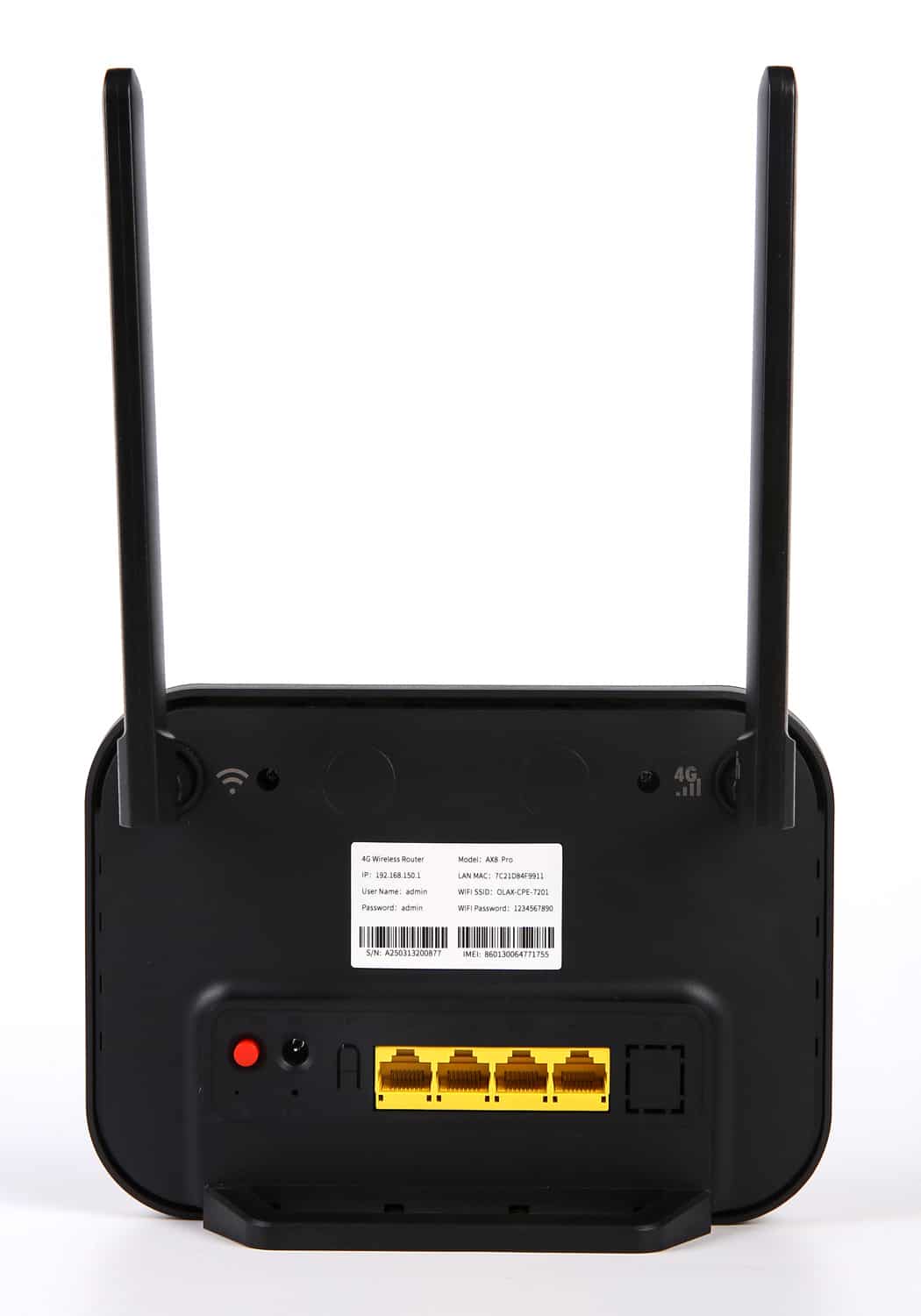 Δρομολογητής OLAX AX8 Pro, 4G LTE, WiFi 300Mbps, 5000mAh - Image 2