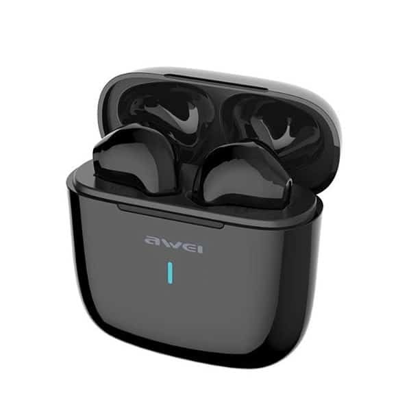 Ακουστικά AWEI Bluetooth 5.0 T26 TWS + βάση σύνδεσης σε μαύρο χρώμα - Image 5