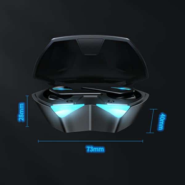 Ακουστικά AWEI Bluetooth 5.0 T23 TWS + βάση σύνδεσης για παιχνίδια, μαύρο - Image 8