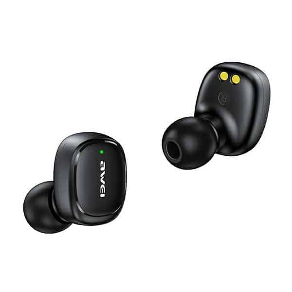 Ακουστικά AWEI Bluetooth 5.1 T13 Pro TWS + βάση σύνδεσης σε μαύρο χρώμα - Image 5