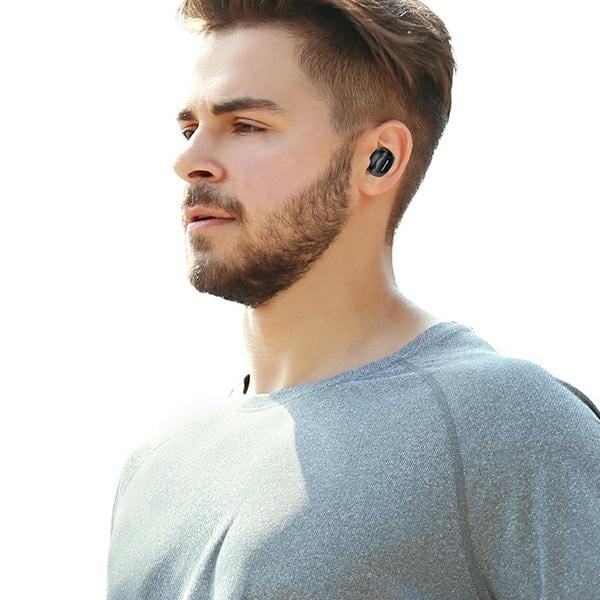 Ακουστικά AWEI Bluetooth 5.1 T13 Pro TWS + βάση σύνδεσης σε μαύρο χρώμα - Image 8