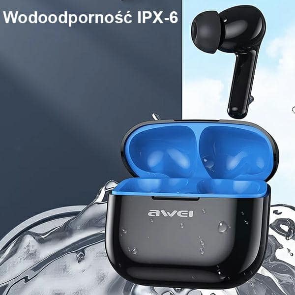 Σταθμός σύνδεσης ακουστικών AWEI Bluetooth 5.3 T1 Pro+, μαύρο - Image 4