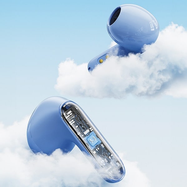 Ακουστικά AWEI Bluetooth 5.3 T85 ENCTWS + Σταθμός σύνδεσης ροζ - Image 5