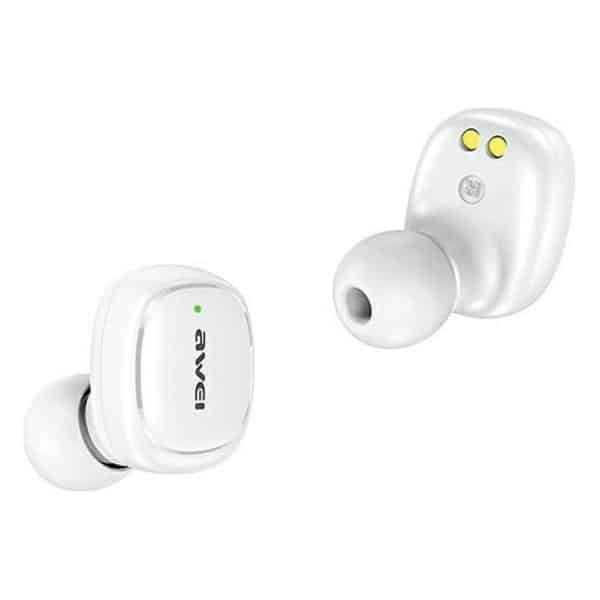 Ακουστικά AWEI Bluetooth 5.1 T13 Pro TWS + βάση σύνδεσης λευκά - Image 4