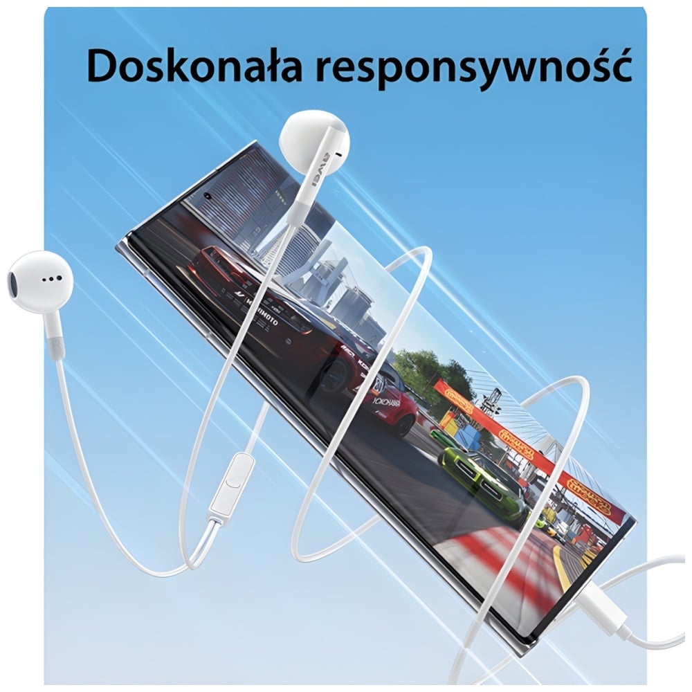 Στερεοφωνικά ακουστικά USB AWEI PC-6T-C, μαύρα - Image 6