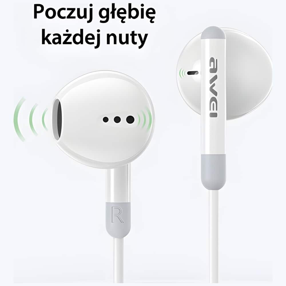 Στερεοφωνικά ακουστικά USB AWEI PC-6T-C, μαύρα - Image 7