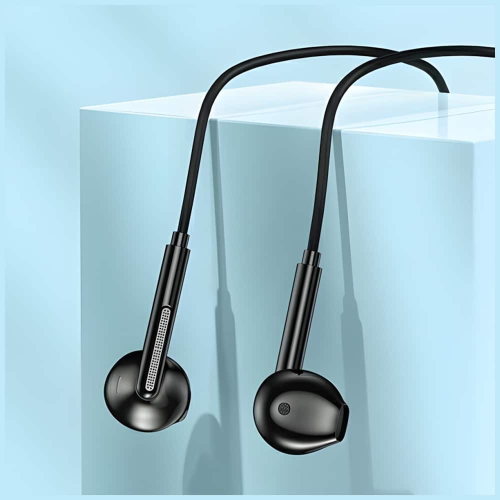 Στερεοφωνικά ακουστικά AWEI PC-7T USB-C 1,2 μέτρων, μαύρα - Image 2