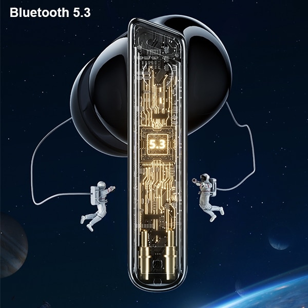 Ακουστικά AWEI Bluetooth 5.3 T52 Pro2TWS + βάση σύνδεσης σε μαύρο χρώμα - Image 5