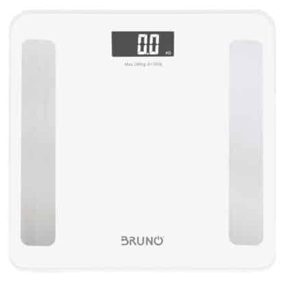 BRUNO Smart ψηφιακή ζυγαριά με λιπομετρητή BRN-0058, έως 180kg, λευκή