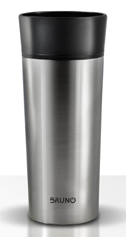 BRUNO θερμός BRN-0068, εργονομικό καπάκι, anti-slip, 360ml, ασημί