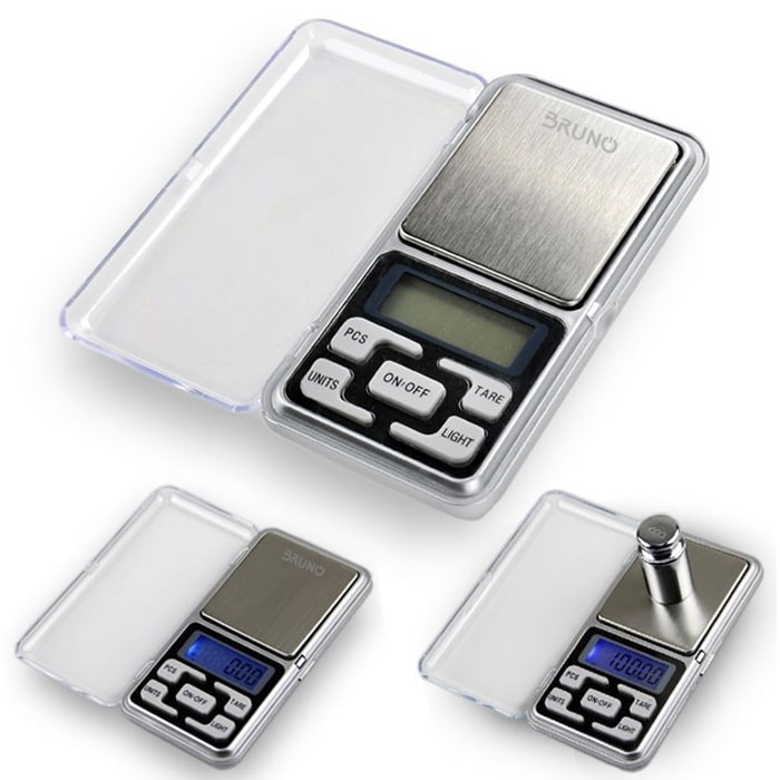 BRUNO μίνι ζυγαριά ακριβείας BRN-0076, έως 500g, ασημί - Image 2