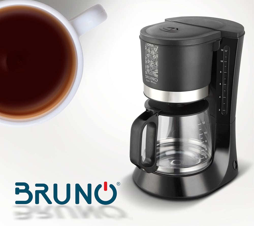 BRUNO καφετιέρα φίλτρου BRN-0086, 680W, έως 12 φλυτζάνια, 1.2L, μαύρη - Image 5