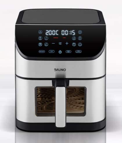 BRUNO φριτέζα αέρος BRN-0194, 8lt, 1800W, inox/μαύρη