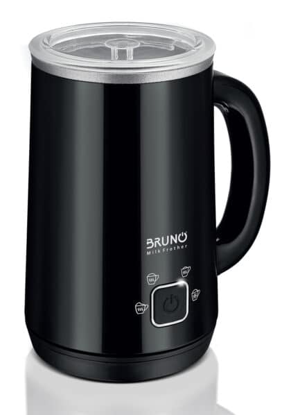 BRUNO συσκευή 4 σε 1 για ζεστό-κρύο αφρόγαλα BRN-0204, 280ml, 500W, ILAG επίστρωση, OTTER controler, μαύρη