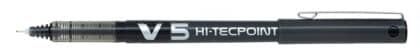 PILOT στυλό rollerball Hi-Tecpoint V5, 0.5μμ, μαύρο