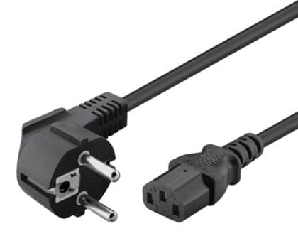 POWERTECH Καλώδιο τροφοδοσίας CAB-P020, 3x 0.75mm², CCS, 1.5m, μαύρο