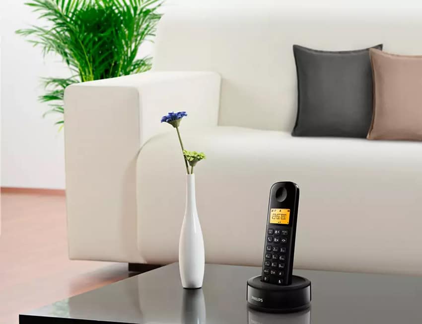 PHILIPS ασύρματο τηλέφωνο D1601B/34, με ελληνικό μενού, μαύρο - Image 5