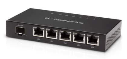 Δρομολογητής UBIQUITI EdgeRouter X SFP, 5 θύρες Gigabit PoE, 1000Mbps, 50W