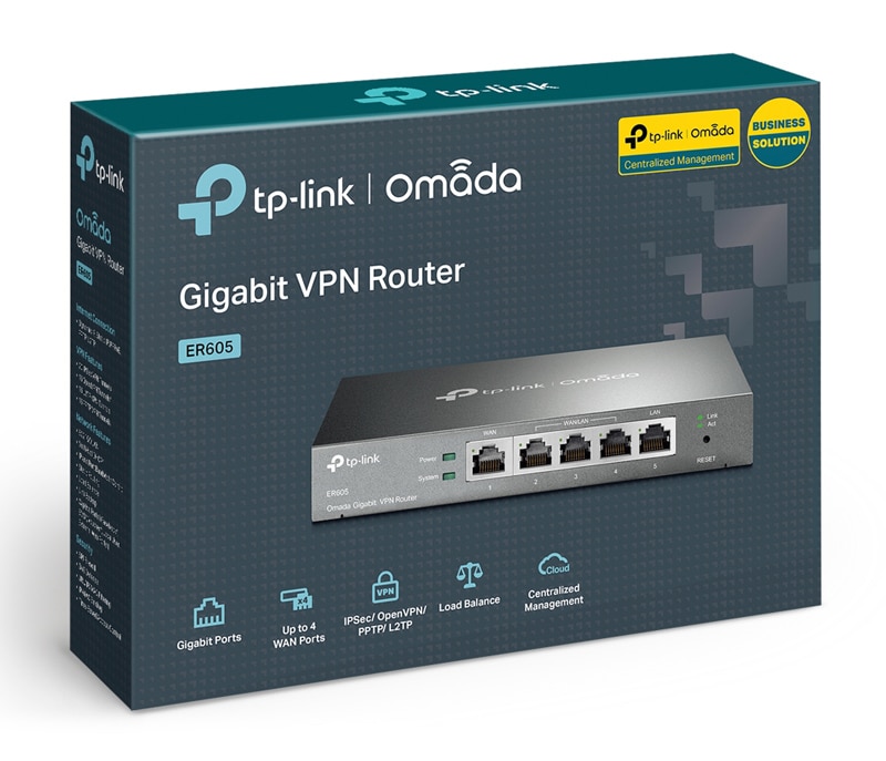 Δρομολογητής VPN Gigabit TP-LINK ER605, 5 θύρες Ethernet, Έκδ. 1.0 - Image 5