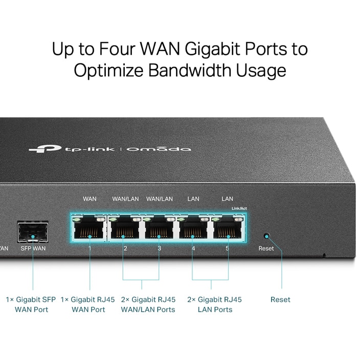 Δρομολογητής VPN Gigabit TP-LINK ER7206, 5x Gigabit & 1x SFP θύρα, Έκδ. 1.0 - Image 4