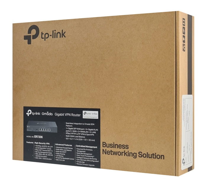 Δρομολογητής VPN Gigabit TP-LINK ER7206, 5x Gigabit & 1x SFP θύρα, Έκδ. 1.0 - Image 6