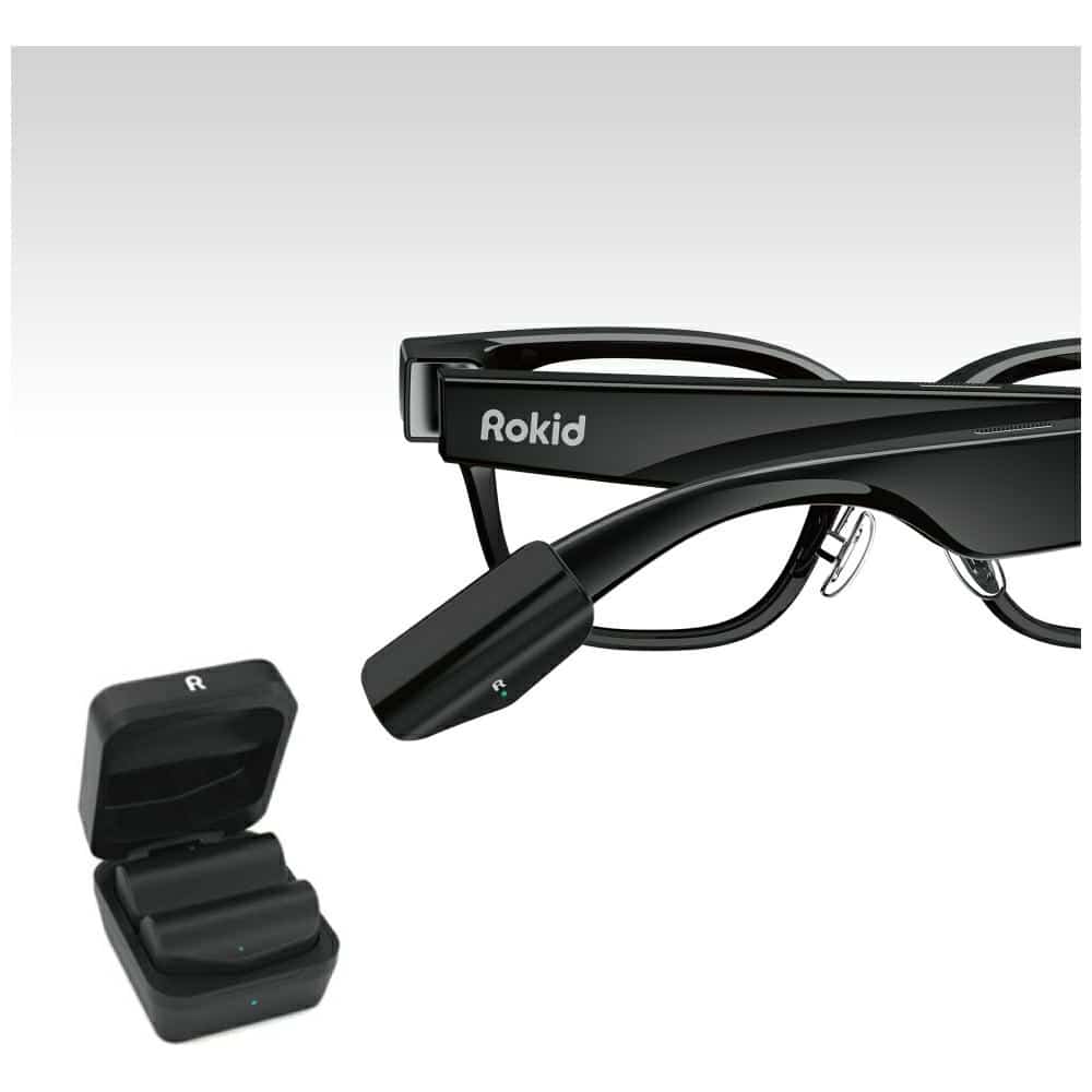 Κάψουλες φόρτισης με θήκη Rokid Power Capsule για γυαλιά Rokid AI σε μαύρο χρώμα - Image 3