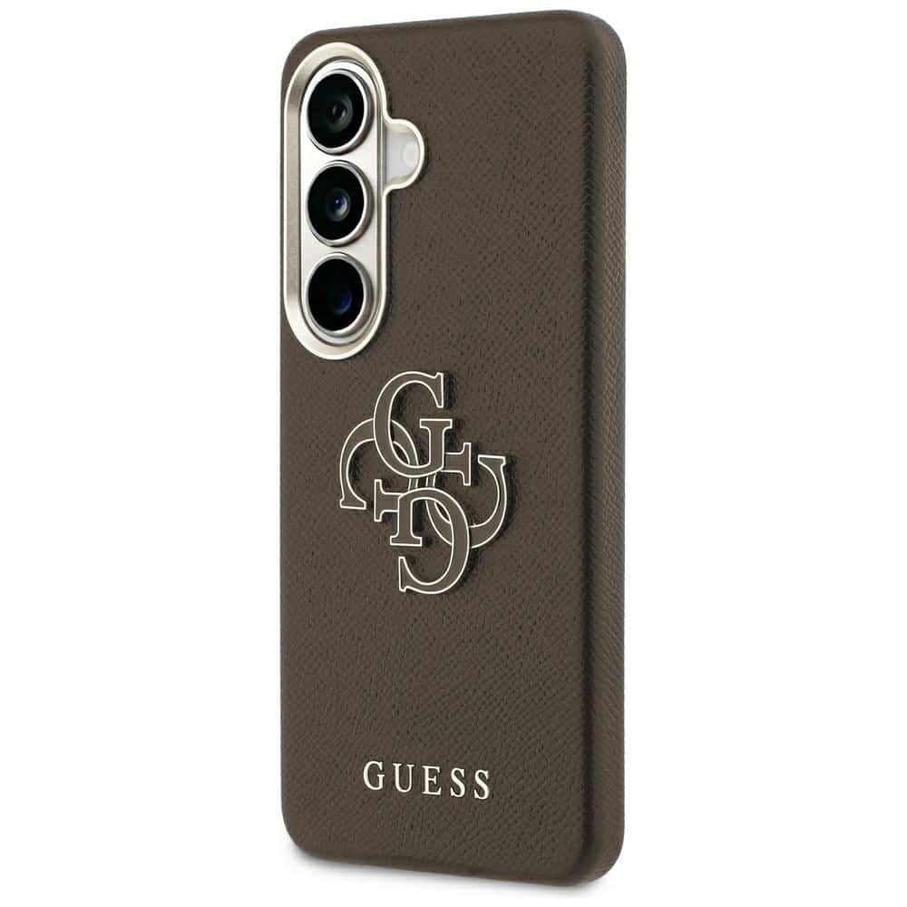 Guess Grained Big 4G Metal Logo - θήκη για Samsung Galaxy S26 - Καφέ - Image 2