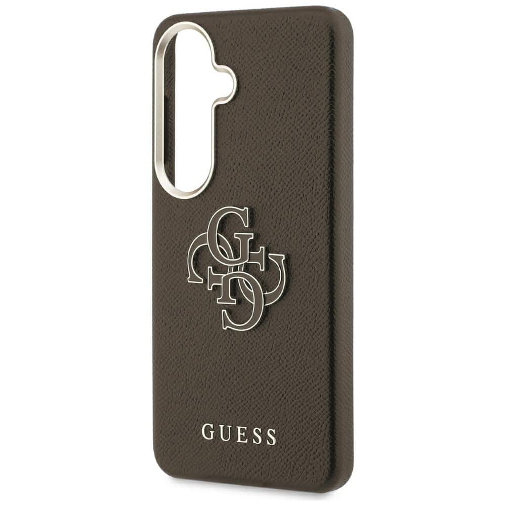 Guess Grained Big 4G Metal Logo - θήκη για Samsung Galaxy S26 - Καφέ - Image 6