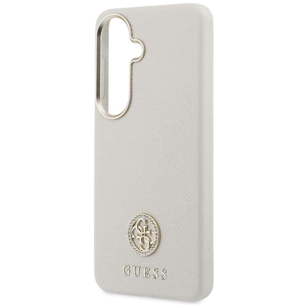 Guess 4G Ριβόλι Στρογγυλό Λογότυπο - θήκη για Samsung Galaxy S26 - Μπεζ - Image 6