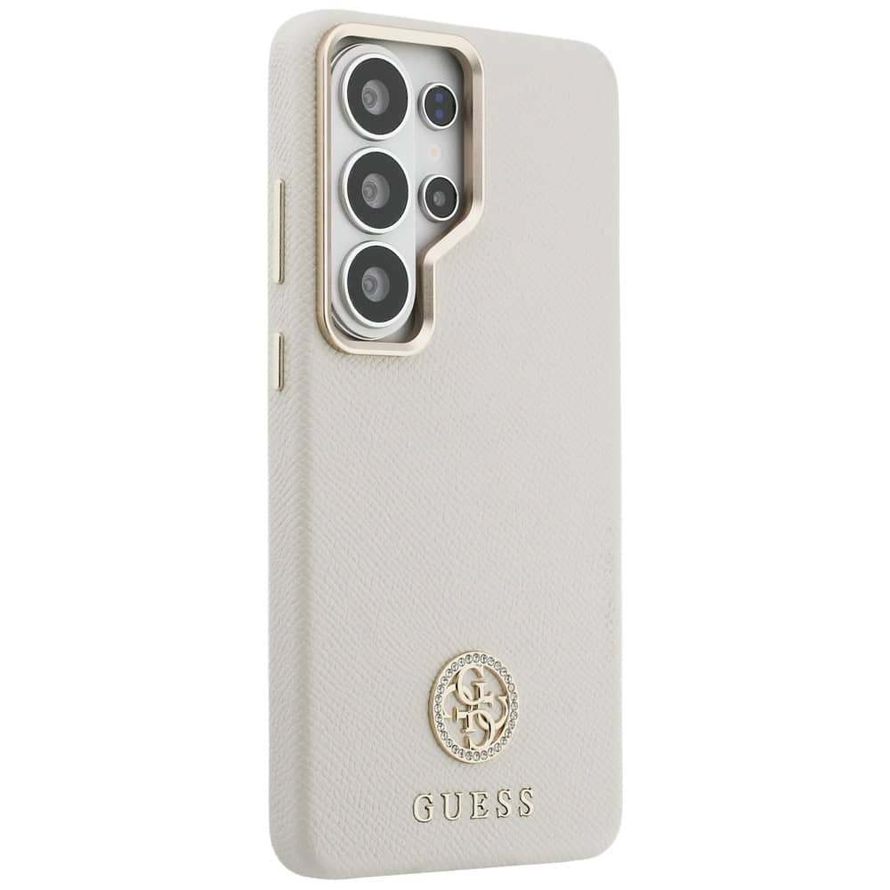 Guess 4G Rhinestone Round Logo - θήκη για Samsung Galaxy S26 Ultra - Μπεζ - Image 4