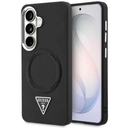 Guess Embossed Ring Triangle Logo - θήκη για Samsung Galaxy S26 - Μαύρο
