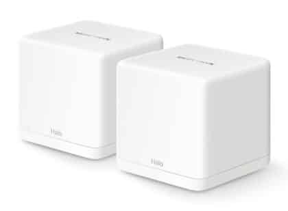 Σύστημα MERCUSYS Mesh WiFi 6 Halo H60X, 1500Mbps Διπλής Ζώνης, 2τμχ, V.1.0