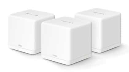 Σύστημα MERCUSYS Mesh WiFi 6 Halo H60X, 1500Mbps Διπλής Ζώνης, 3τμχ, V.1.0