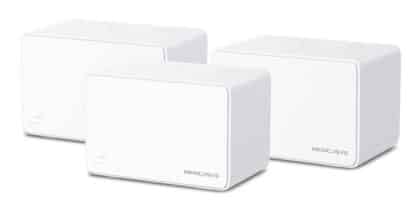 Σύστημα MERCUSYS Mesh Wi-Fi 6 Halo H80X, 3Gbps Διπλής Ζώνης, 3τμχ, Έκδ. 1.0