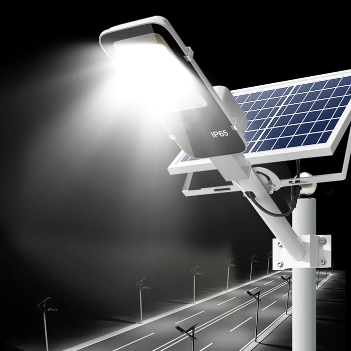 POWERTECH LED ηλιακός προβολέας HLL-0124 με χειριστήριο, 80W, 5000mAh - Image 3