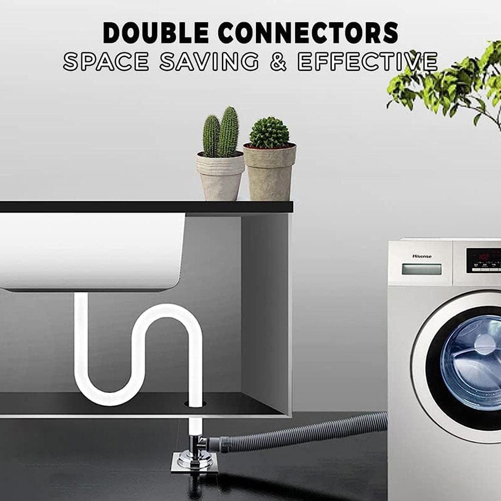 HOME USE σύνδεσμος εδάφους για σωλήνα αποστράγγισης πλυντηρίου HUH-0191 - Image 2