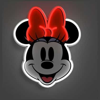 Neon Yellowpop Disney Minnie Τυπωμένο Πρόσωπο