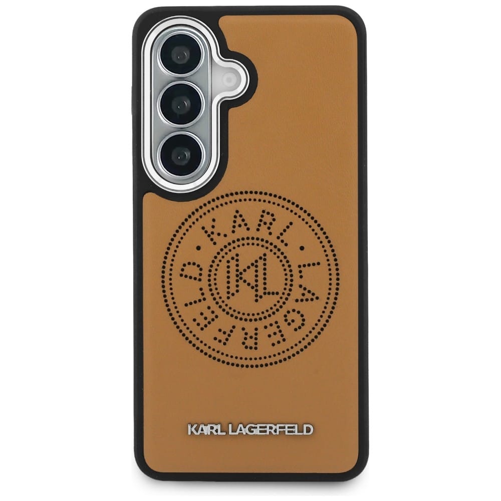 Karl Lagerfeld Perforated KL - θήκη για Samsung Galaxy S26 - Καφέ - Image 3