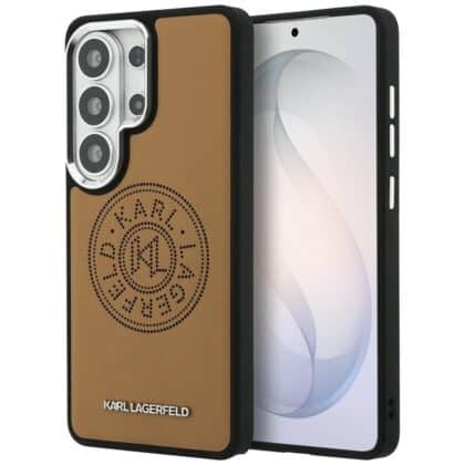 Karl Lagerfeld Perforated KL - θήκη για Samsung Galaxy S26 Ultra - Καφέ