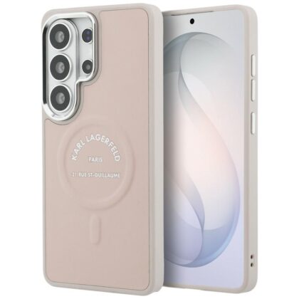Karl Lagerfeld Karl Embossed RSG Logo - θήκη για Samsung Galaxy S26 Ultra - Ροζ