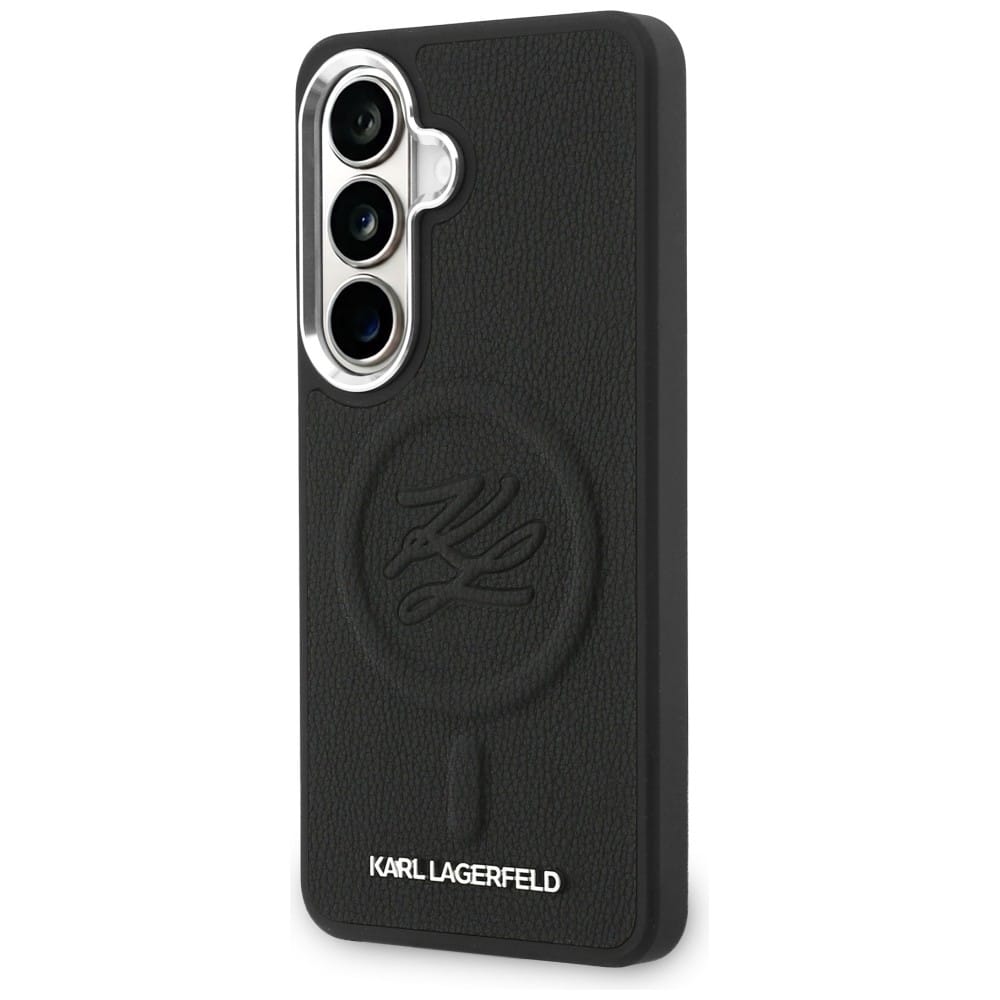 Karl Lagerfeld Embossed Ring Initial & Metal Logo - θήκη για Samsung Galaxy S26 - Μαύρο - Image 2