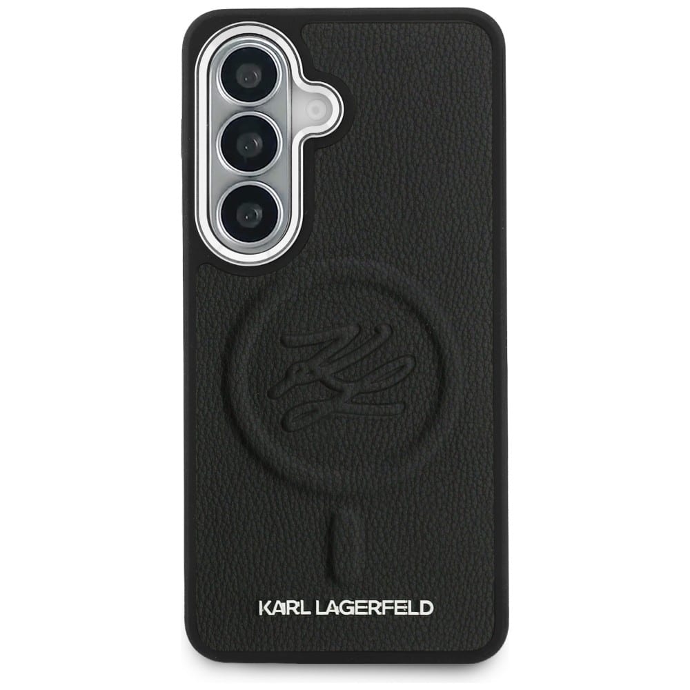 Karl Lagerfeld Embossed Ring Initial & Metal Logo - θήκη για Samsung Galaxy S26 - Μαύρο - Image 3