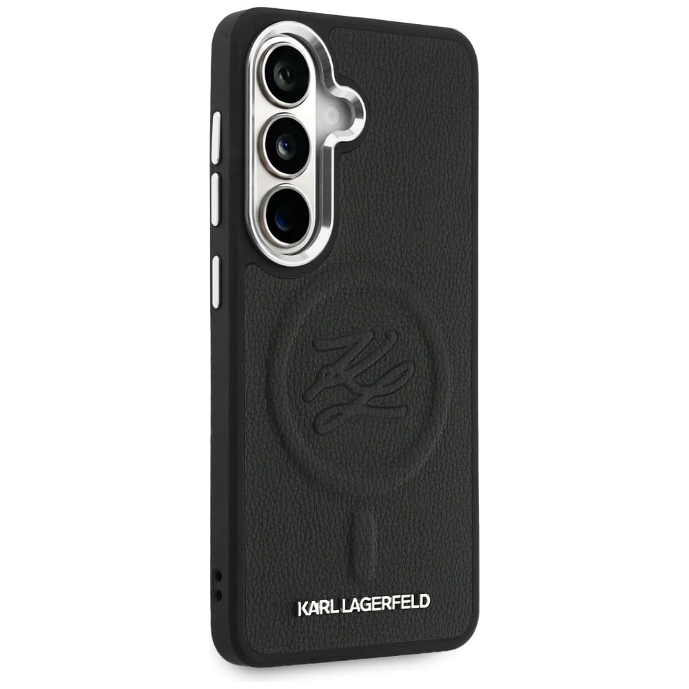 Karl Lagerfeld Embossed Ring Initial & Metal Logo - θήκη για Samsung Galaxy S26 - Μαύρο - Image 4