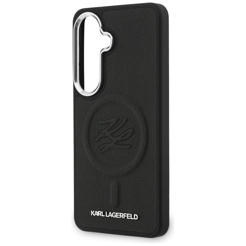 Karl Lagerfeld Embossed Ring Initial & Metal Logo - θήκη για Samsung Galaxy S26 - Μαύρο - Image 6