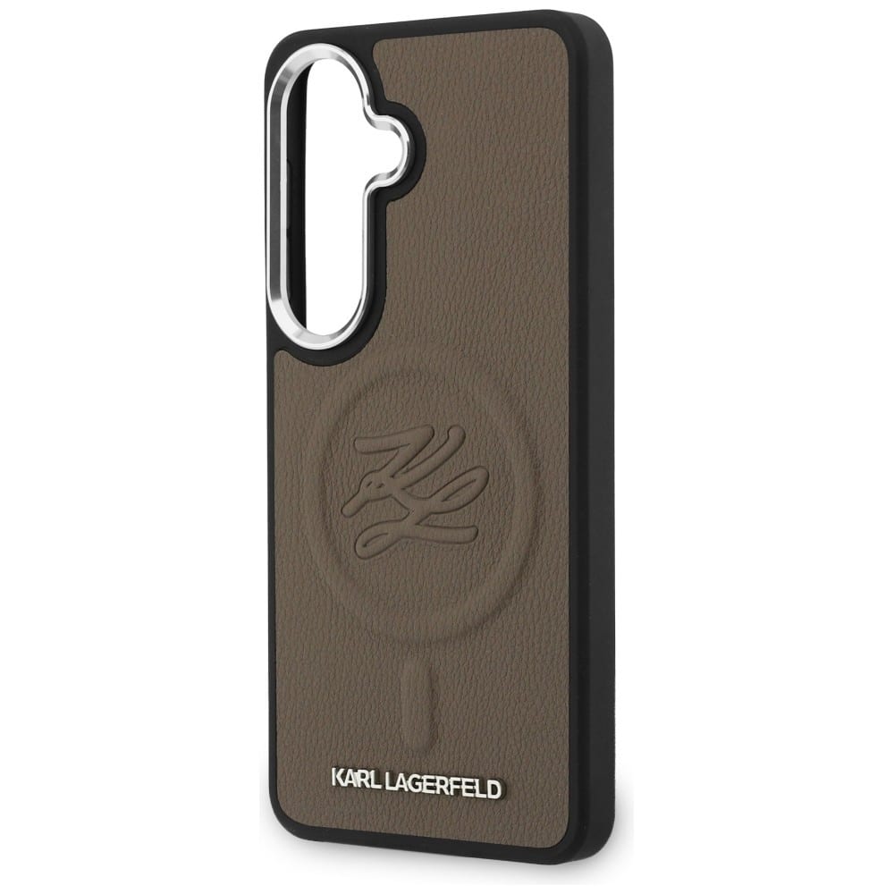 Karl Lagerfeld Embossed Ring Initial & Metal Logo - θήκη για Samsung Galaxy S26 - Καφέ - Image 6