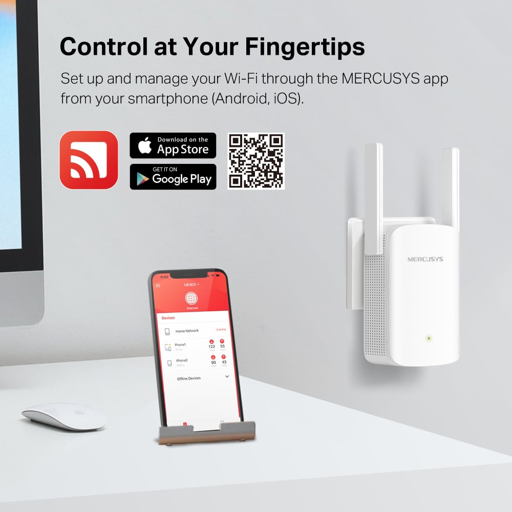 Επέκταση εμβέλειας MERCUSYS ME60X, WiFi 6, 1500Mbps AX1500, Έκδ. 1.0 - Image 7